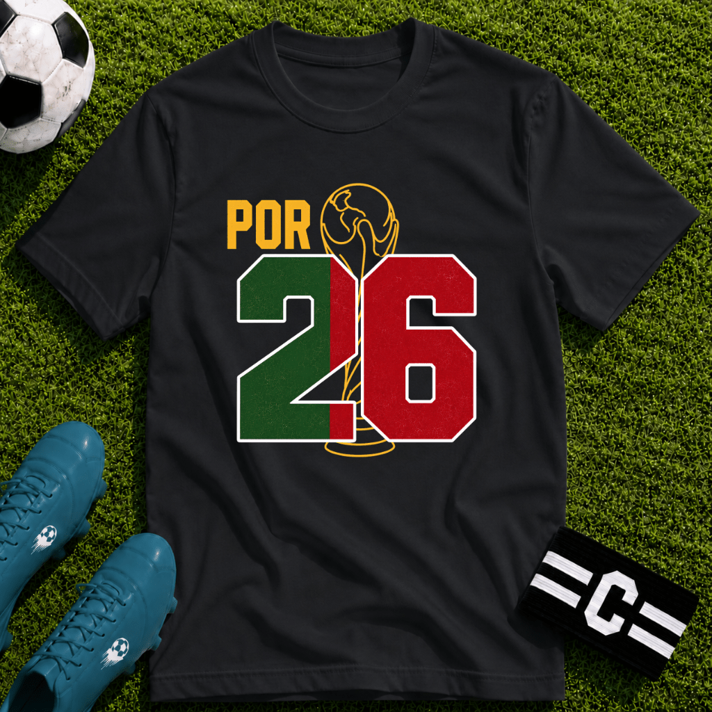 Round of 32 Portugal Soccer Fan T-Shirt - soccer fan t-shirt | GoalRush Studio