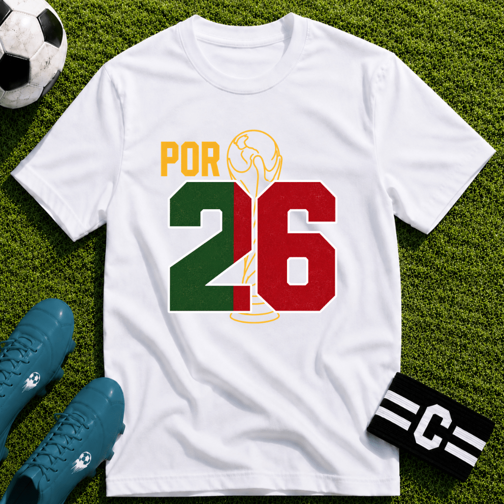 Round of 32 Portugal Soccer Fan T-Shirt - soccer fan t-shirt | GoalRush Studio
