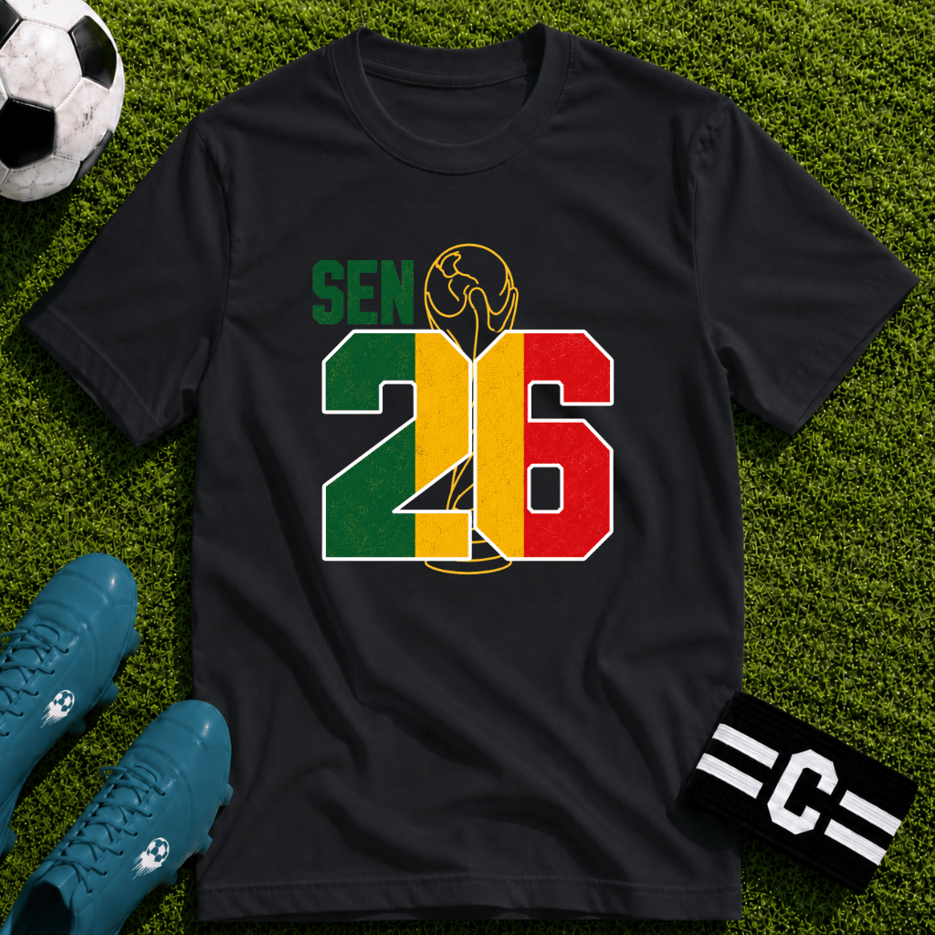 Round of 32 Senegal Soccer Fan T-Shirt - soccer fan t-shirt | GoalRush Studio