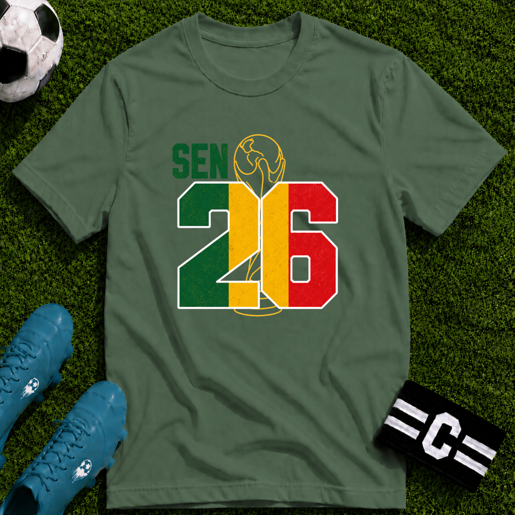 Round of 32 Senegal Soccer Fan T-Shirt - soccer fan t-shirt | GoalRush Studio