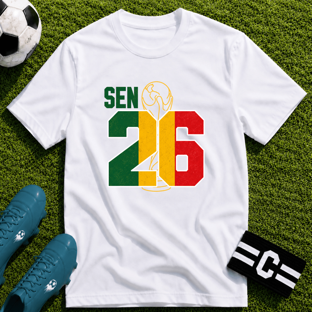 Round of 32 Senegal Soccer Fan T-Shirt - soccer fan t-shirt | GoalRush Studio