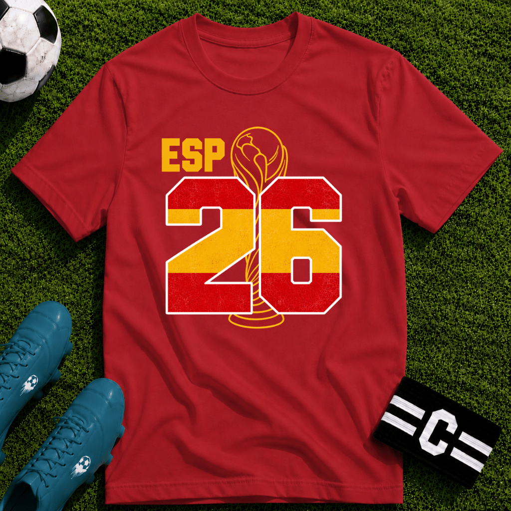 Round of 32 Spain Soccer Fan T-Shirt - soccer fan t-shirt | GoalRush Studio