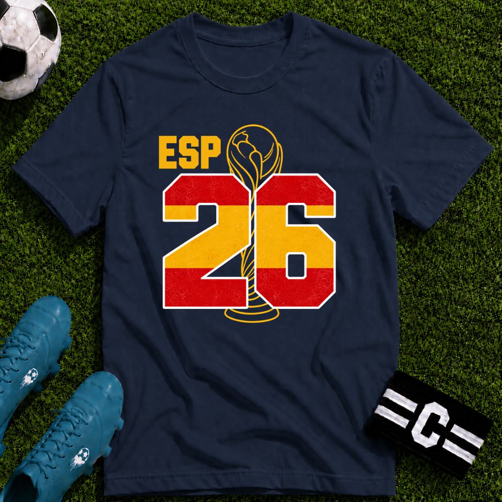 Round of 32 Spain Soccer Fan T-Shirt - soccer fan t-shirt | GoalRush Studio