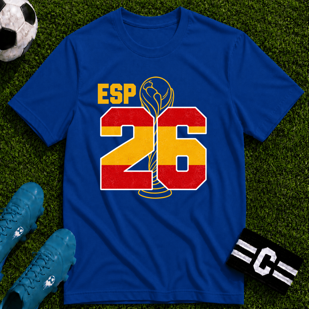 Round of 32 Spain Soccer Fan T-Shirt - soccer fan t-shirt | GoalRush Studio