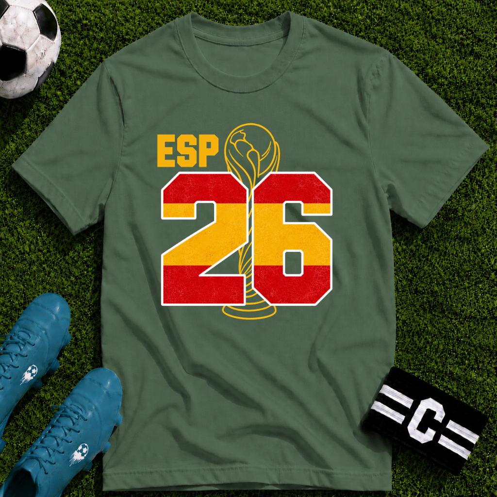 Round of 32 Spain Soccer Fan T-Shirt - soccer fan t-shirt | GoalRush Studio