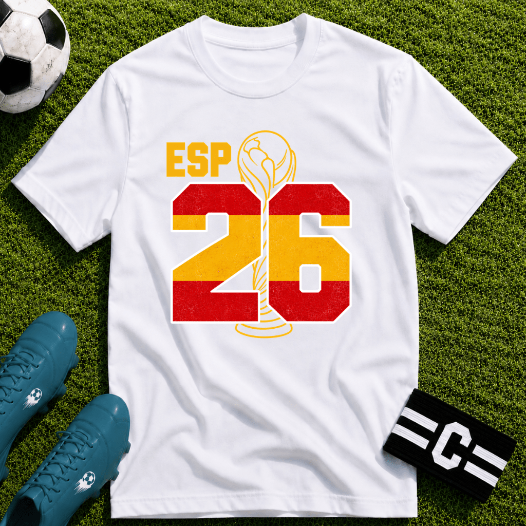 Round of 32 Spain Soccer Fan T-Shirt - soccer fan t-shirt | GoalRush Studio