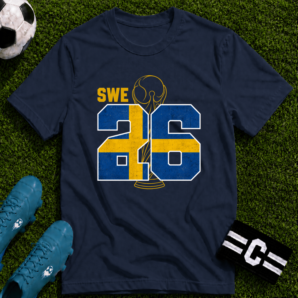 Round of 32 Sweden Soccer Fan T-Shirt - soccer fan t-shirt | GoalRush Studio