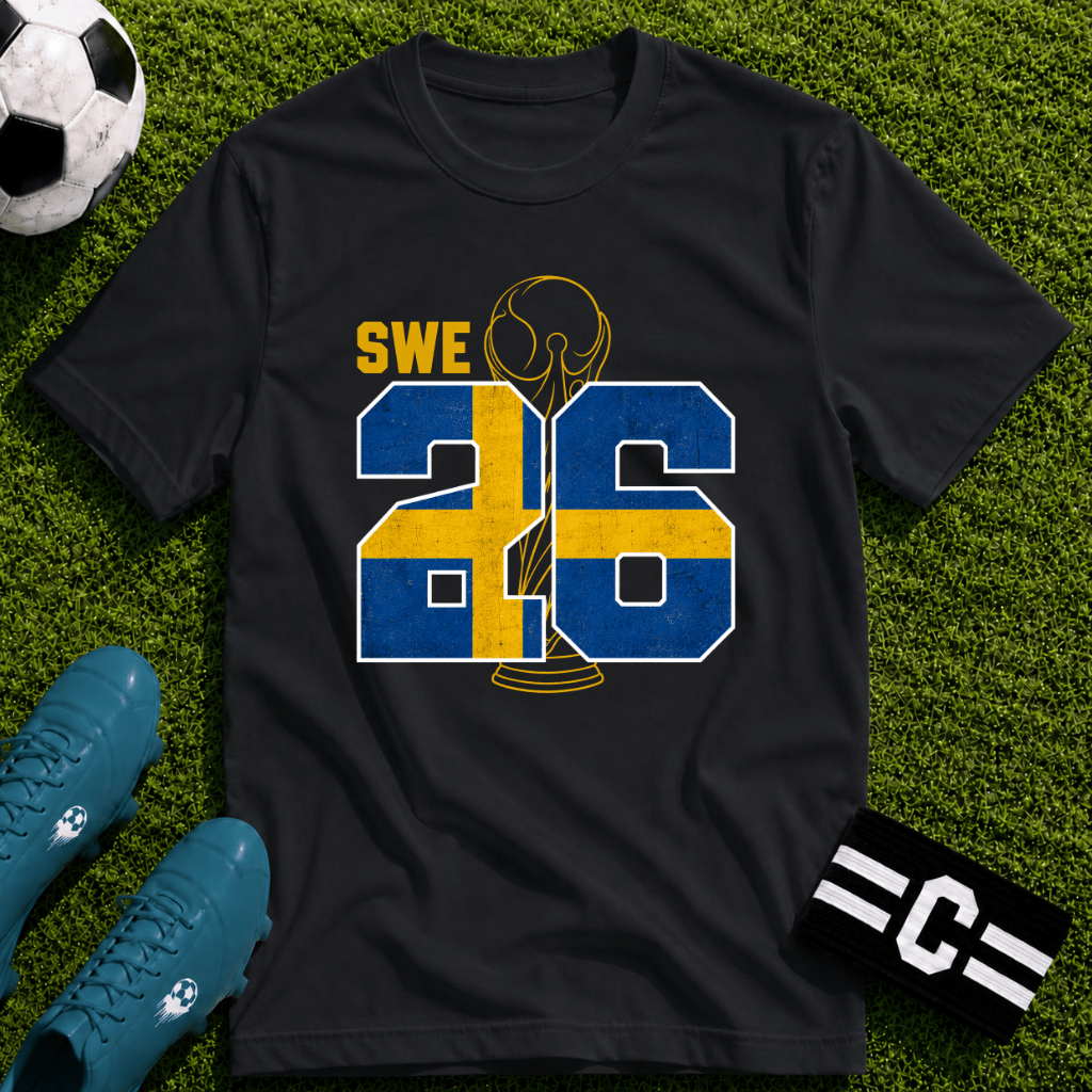 Round of 32 Sweden Soccer Fan T-Shirt - soccer fan t-shirt | GoalRush Studio