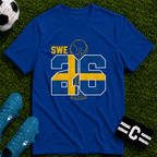 Round of 32 Sweden Soccer Fan T-Shirt - soccer fan t-shirt | GoalRush Studio