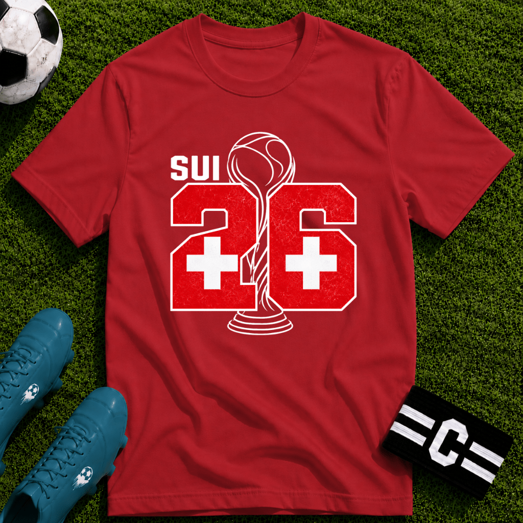 Round of 32 Switzerland Soccer Fan T-Shirt - soccer fan t-shirt | GoalRush Studio