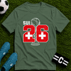 Round of 32 Switzerland Soccer Fan T-Shirt - soccer fan t-shirt | GoalRush Studio