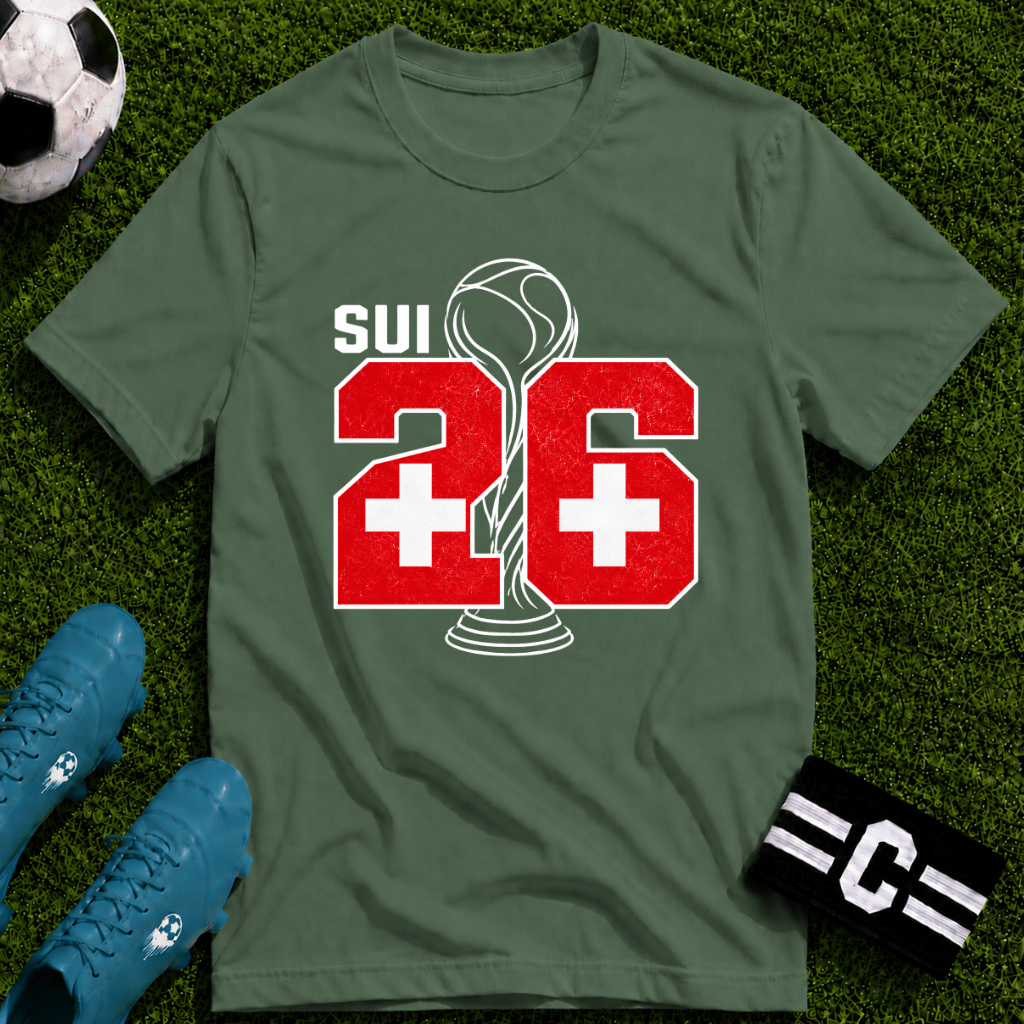 Round of 32 Switzerland Soccer Fan T-Shirt - soccer fan t-shirt | GoalRush Studio
