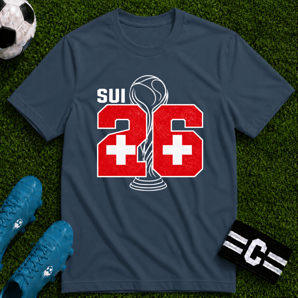Round of 32 Switzerland Soccer Fan T-Shirt - soccer fan t-shirt | GoalRush Studio