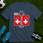 Round of 32 Switzerland Soccer Fan T-Shirt - soccer fan t-shirt | GoalRush Studio