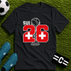 Round of 32 Switzerland Soccer Fan T-Shirt - soccer fan t-shirt | GoalRush Studio