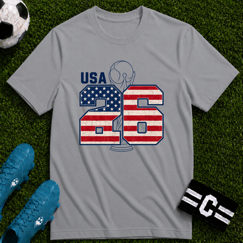 Round of 32 USA Soccer Fan T-Shirt - soccer fan t-shirt | GoalRush Studio
