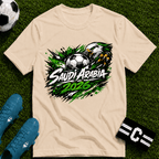 Saudi Arabia 2026 World Cup Graphic T-Shirt - soccer fan t-shirt | GoalRush Studio