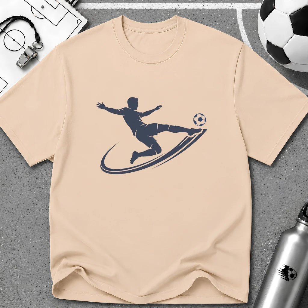 Scissor Kick Flat Vector Silhouette T-Shirt - soccer fan t-shirt | GoalRush Studio