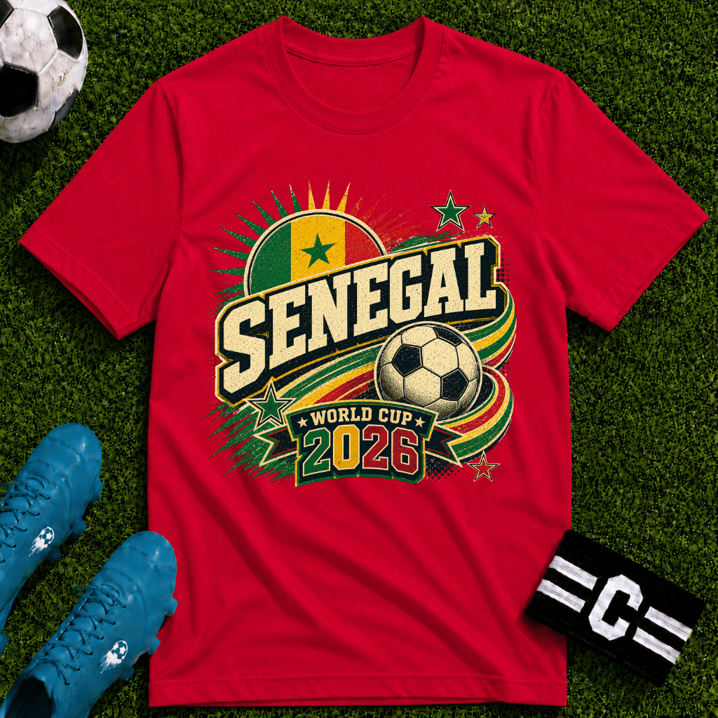 Senegal 2026 World Cup 2026 Retro T-Shirt - soccer fan t-shirt | GoalRush Studio