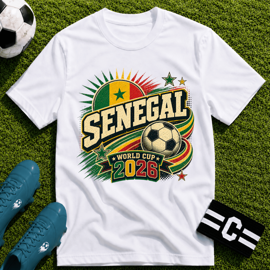 Senegal 2026 World Cup 2026 Retro T-Shirt - soccer fan t-shirt | GoalRush Studio