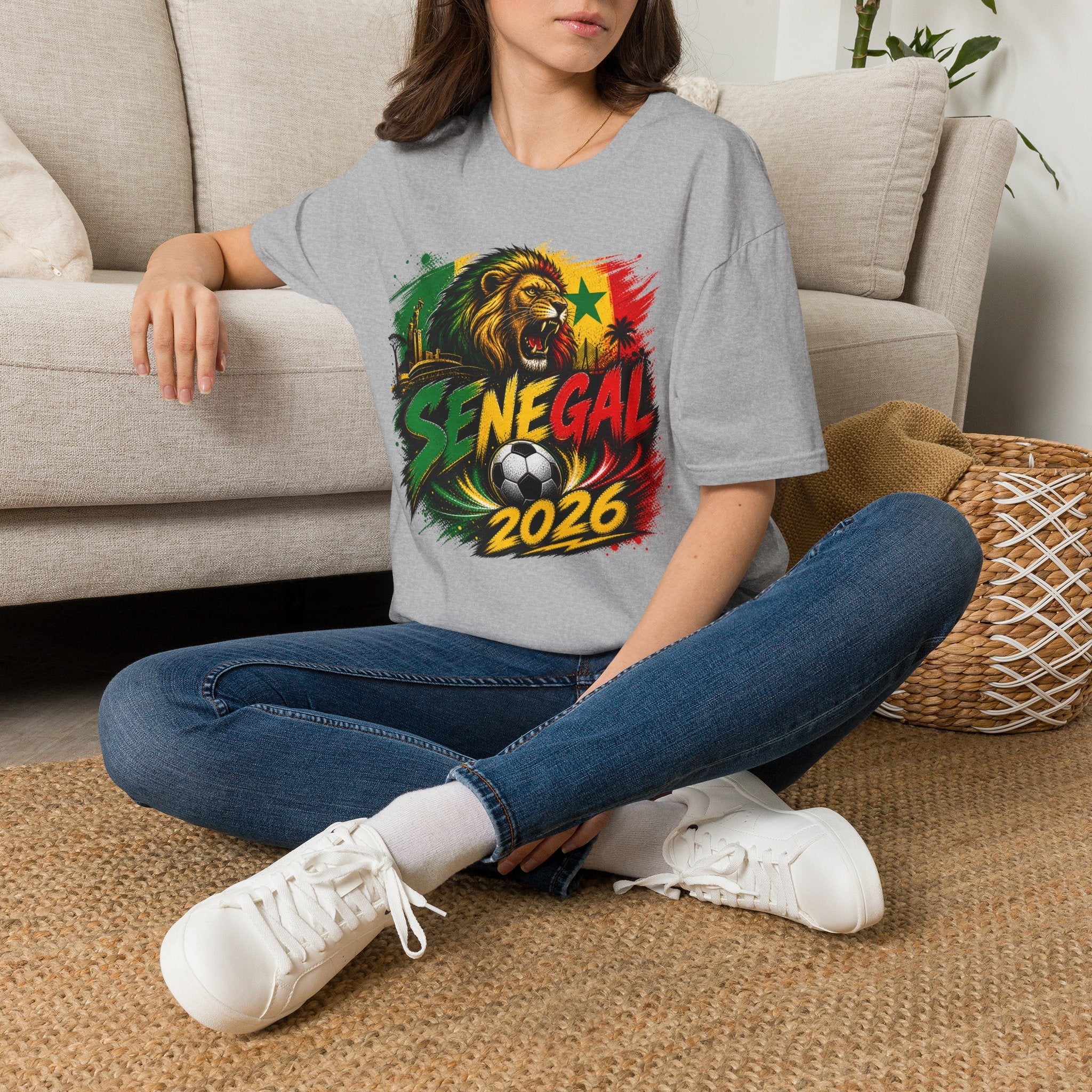 Senegal 2026 World Cup Graphic T-Shirt - soccer fan t-shirt | GoalRush Studio