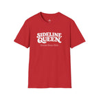 Sideline Queen Soccer Mum Club T-Shirt - soccer fan t-shirt | GoalRush Studio