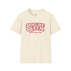 Sideline Queen Soccer Mum Club T-Shirt - soccer fan t-shirt | GoalRush Studio