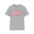 Sideline Queen Soccer Mum Club T-Shirt - soccer fan t-shirt | GoalRush Studio