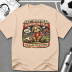 Sloth Football T-Shirt "Fast In My Head, Slow On The Field" - soccer fan t-shirt | GoalRush Studio