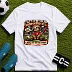 Sloth Football T-Shirt "Fast In My Head, Slow On The Field" - soccer fan t-shirt | GoalRush Studio