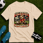 Sloth Football T-Shirt "Fast In My Head, Slow On The Field" - soccer fan t-shirt | GoalRush Studio