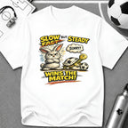 Slow But Steady Wins The Match Soccer T-Shirt - soccer fan t-shirt | GoalRush Studio