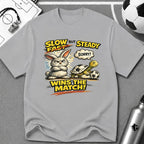 Slow But Steady Wins The Match Soccer T-Shirt - soccer fan t-shirt | GoalRush Studio
