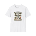 Snack Lover T-Shirt “I’m Only Here for the Snacks” - soccer fan t-shirt | GoalRush Studio