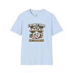 Snack Lover T-Shirt “I’m Only Here for the Snacks” - soccer fan t-shirt | GoalRush Studio