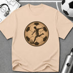 Soccer Ball Player Silhouette T-Shirt - soccer fan t-shirt | GoalRush Studio