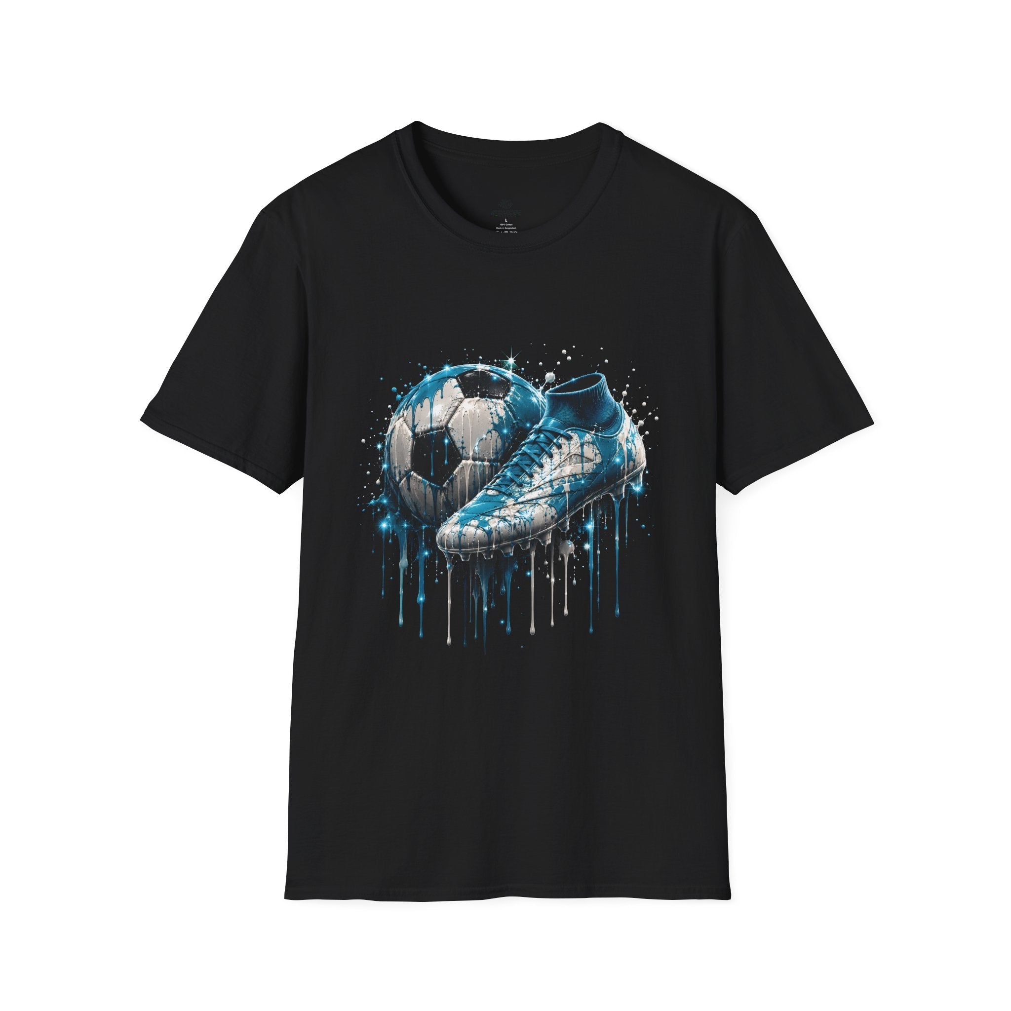 Soccer Boot Drip Graphic T-Shirt - soccer fan t-shirt | GoalRush Studio
