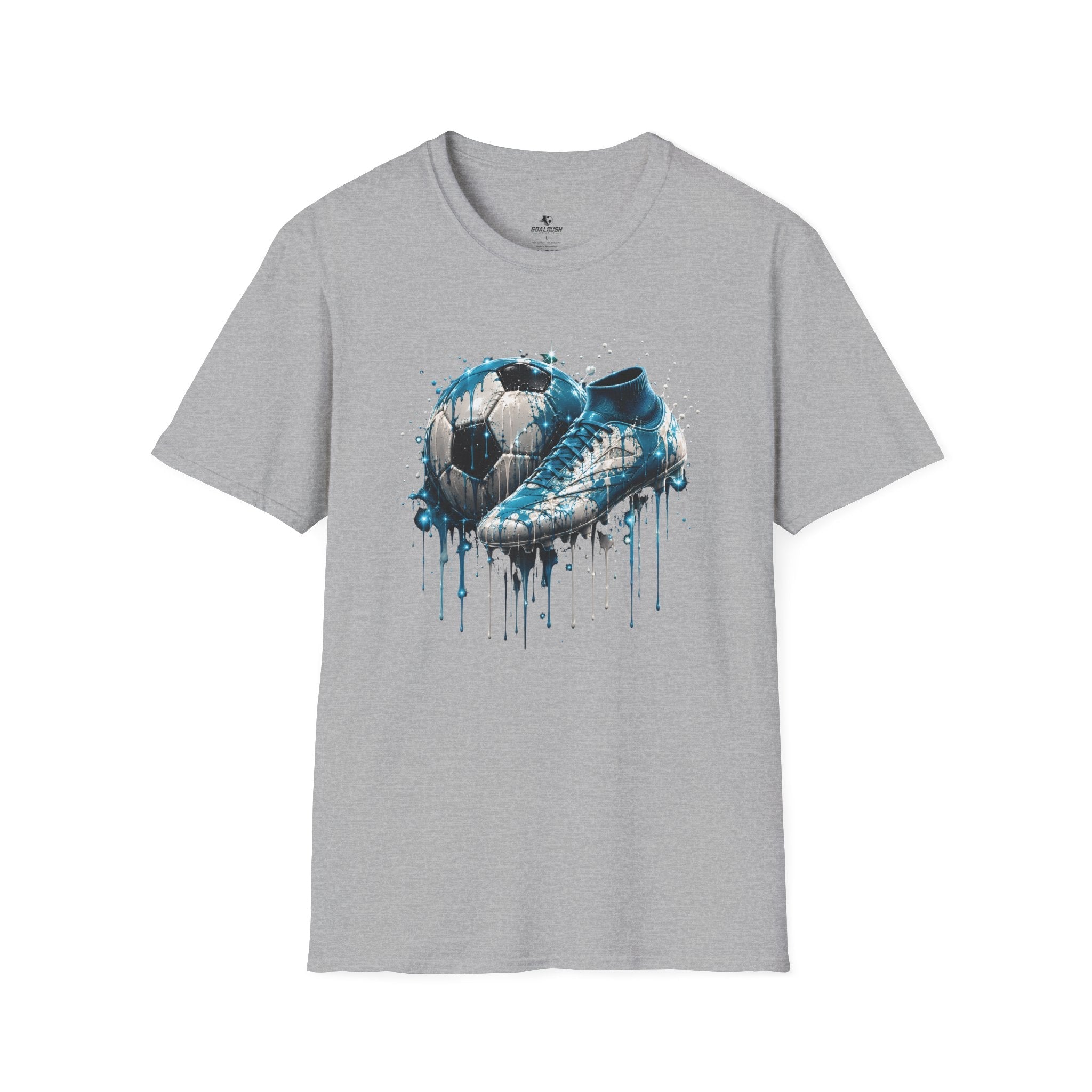 Soccer Boot Drip Graphic T-Shirt - soccer fan t-shirt | GoalRush Studio