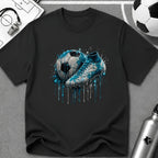 Soccer Boot Drip Graphic T-Shirt - soccer fan t-shirt | GoalRush Studio