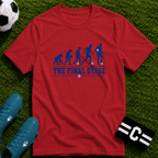 Soccer Evolution 'The Final Stage' T-Shirt - soccer fan t-shirt | GoalRush Studio