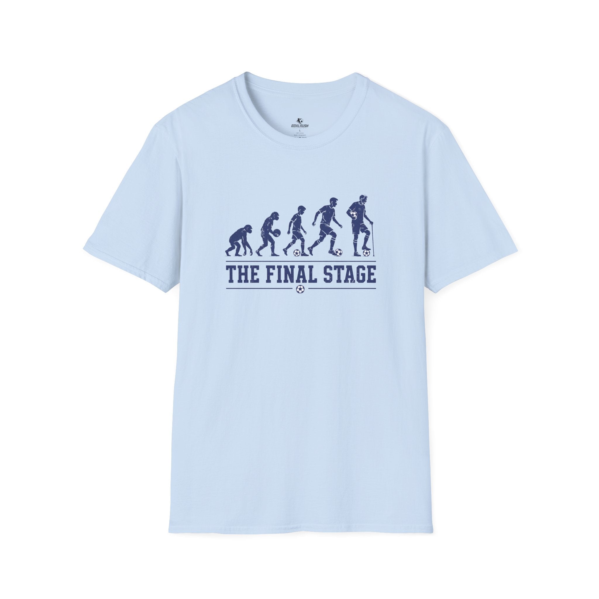 Soccer Evolution 'The Final Stage' T-Shirt - soccer fan t-shirt | GoalRush Studio