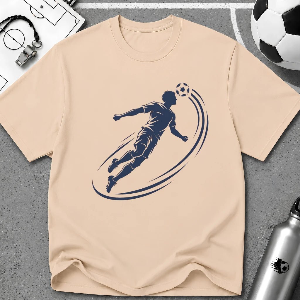 Soccer Header Ink Splash Vector T-Shirt - soccer fan t-shirt | GoalRush Studio