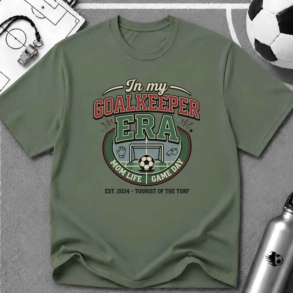 Soccer Mom - In My Goalkeeper Era Soccer T-Shirt - soccer fan t-shirt | GoalRush Studio