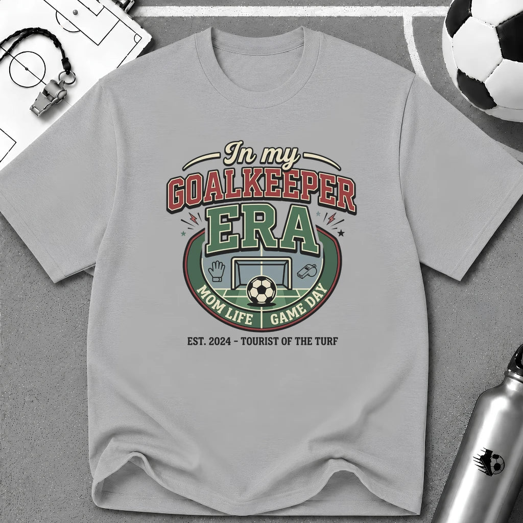 Soccer Mom - In My Goalkeeper Era Soccer T-Shirt - soccer fan t-shirt | GoalRush Studio