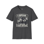 Soccer Referee Humor T-Shirt “I Speak Fluent Offside” - soccer fan t-shirt | GoalRush Studio