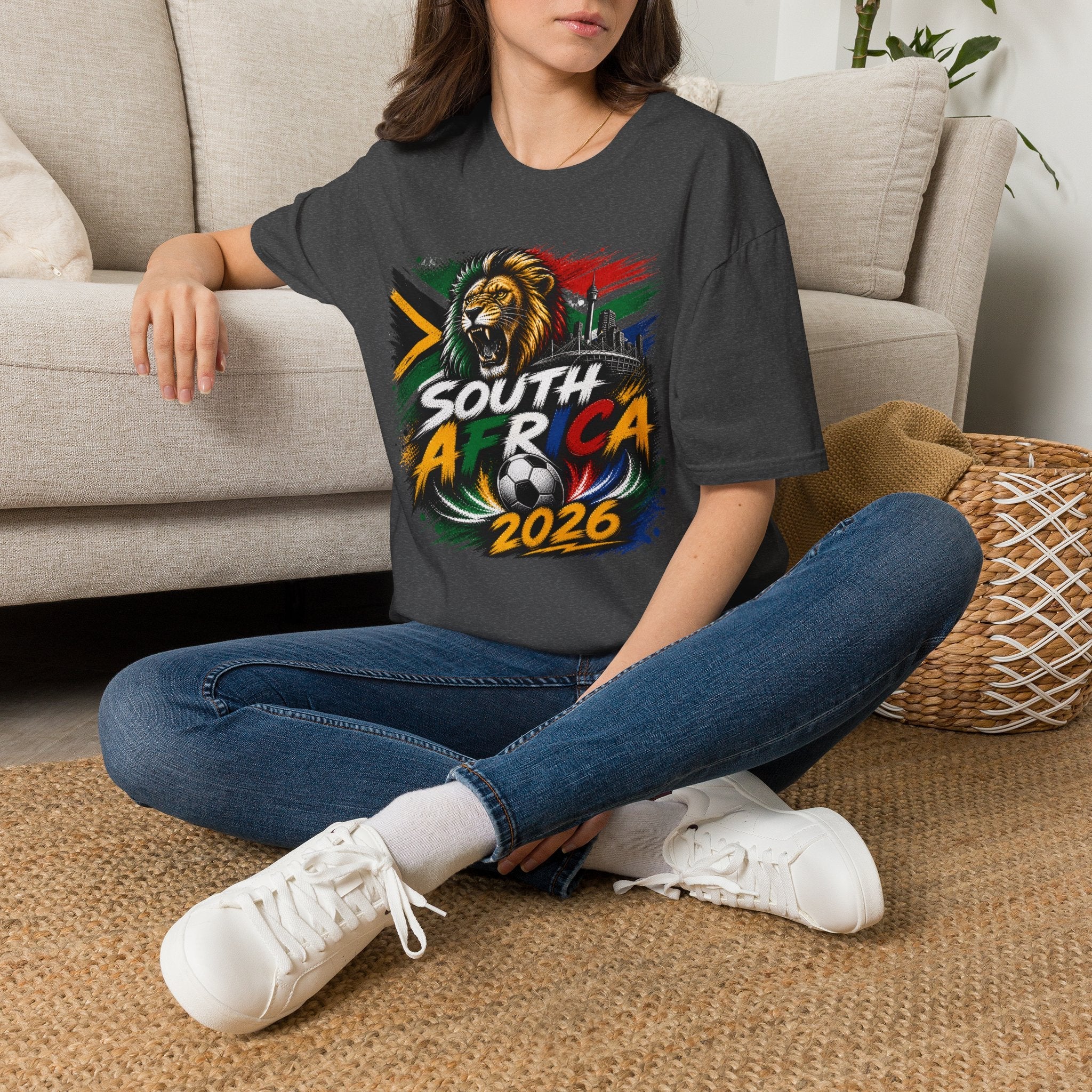 South Africa 2026 World Cup Graphic T-Shirt - soccer fan t-shirt | GoalRush Studio