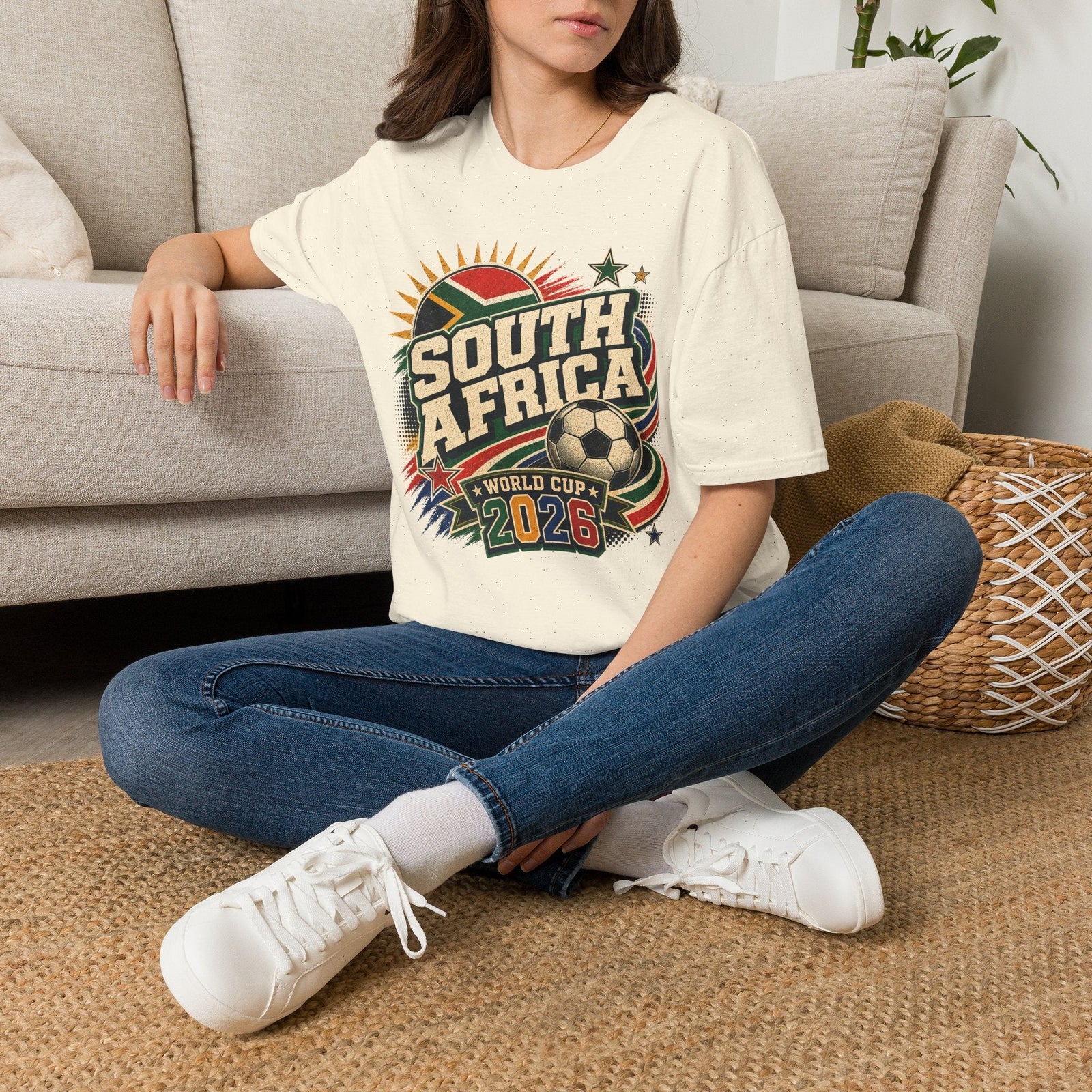 South Africa 2026 World Cup Retro T-Shirt - soccer fan t-shirt | GoalRush Studio