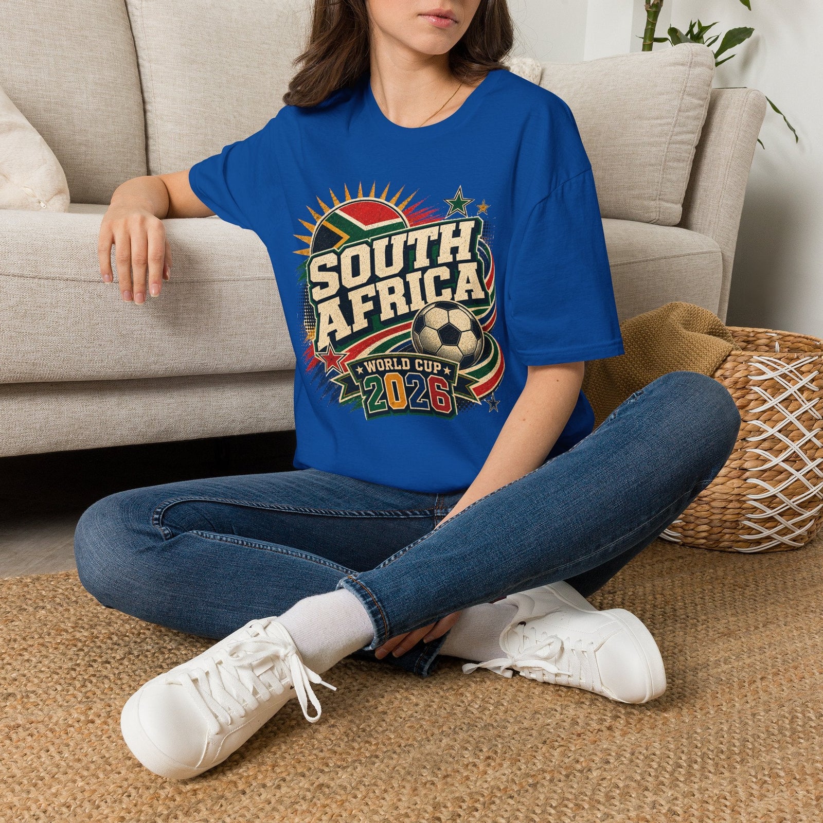 South Africa 2026 World Cup Retro T-Shirt - soccer fan t-shirt | GoalRush Studio