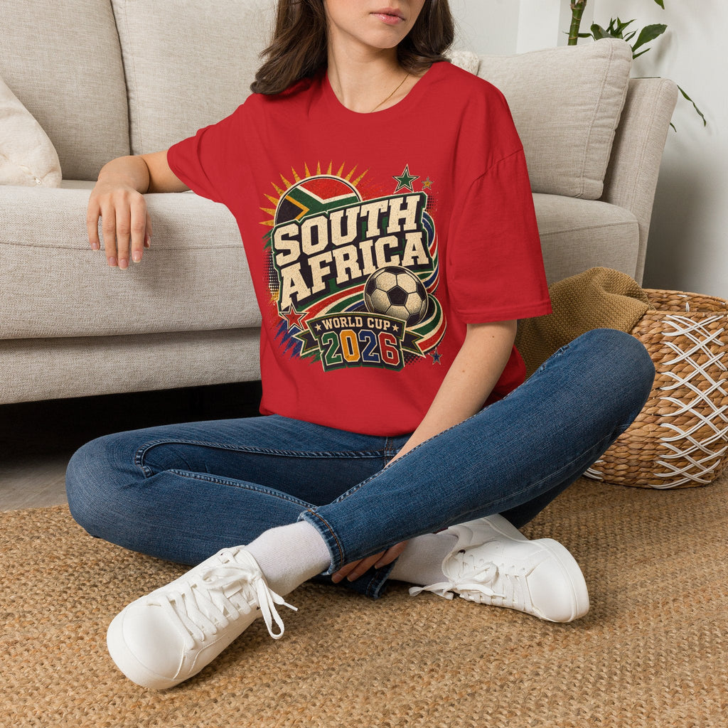 South Africa 2026 World Cup Retro T-Shirt - soccer fan t-shirt | GoalRush Studio