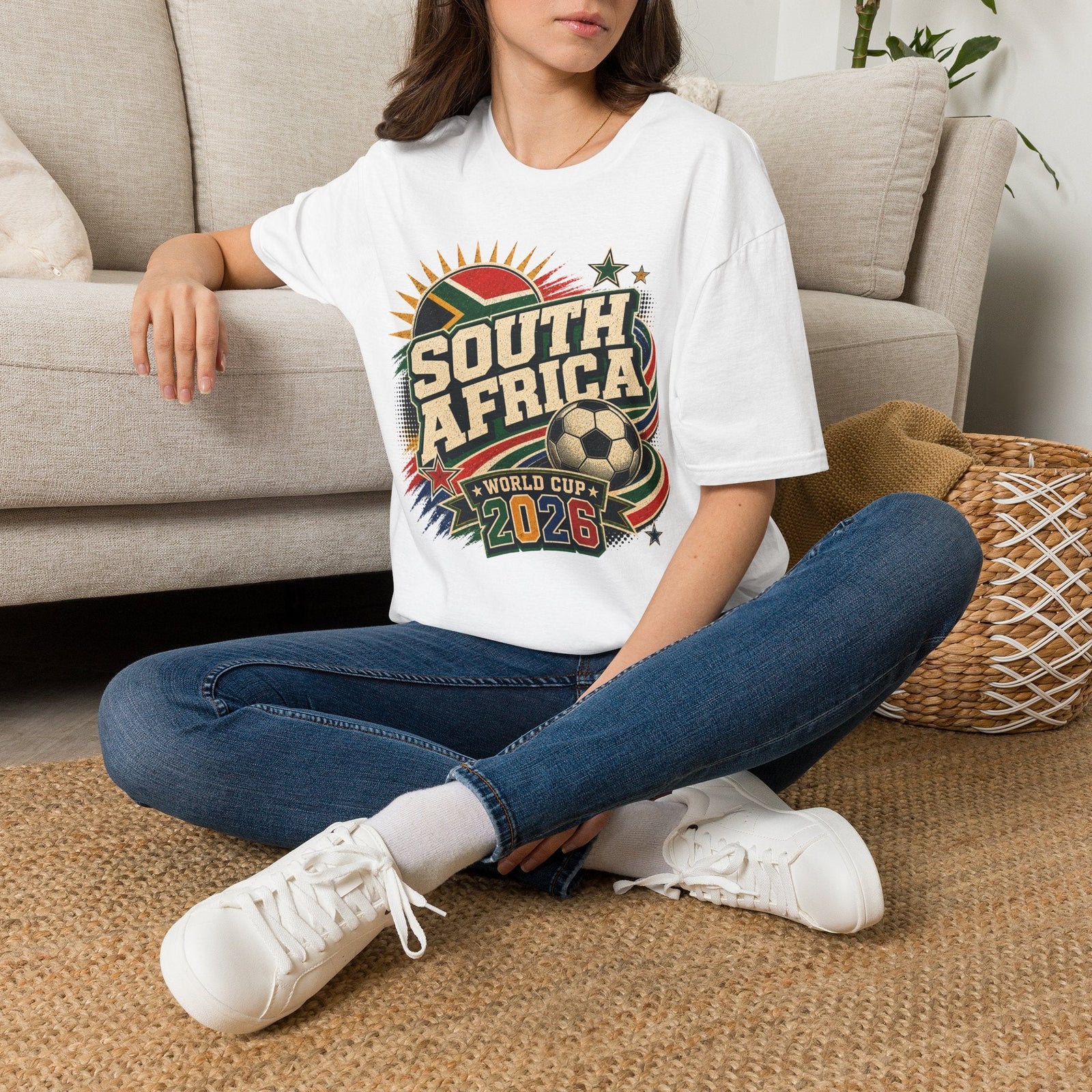 South Africa 2026 World Cup Retro T-Shirt - soccer fan t-shirt | GoalRush Studio